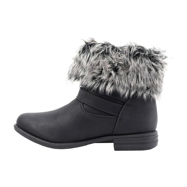 fur cuff boots