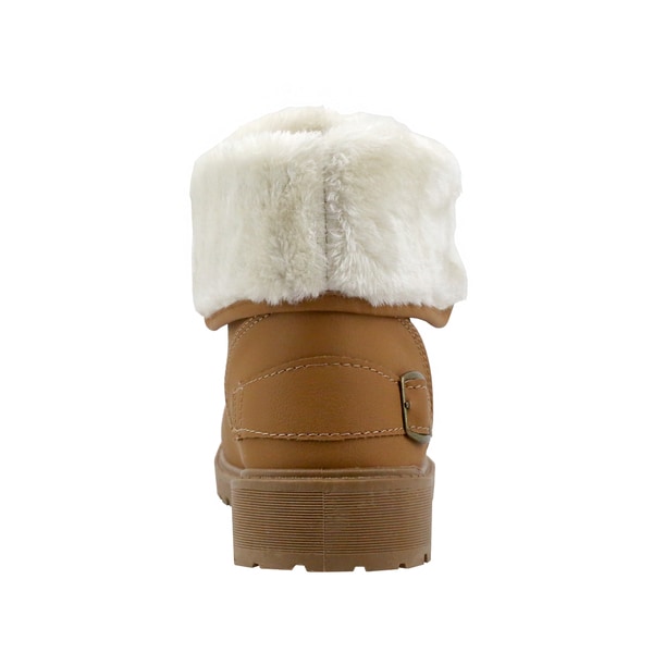 faux fur hiking boots