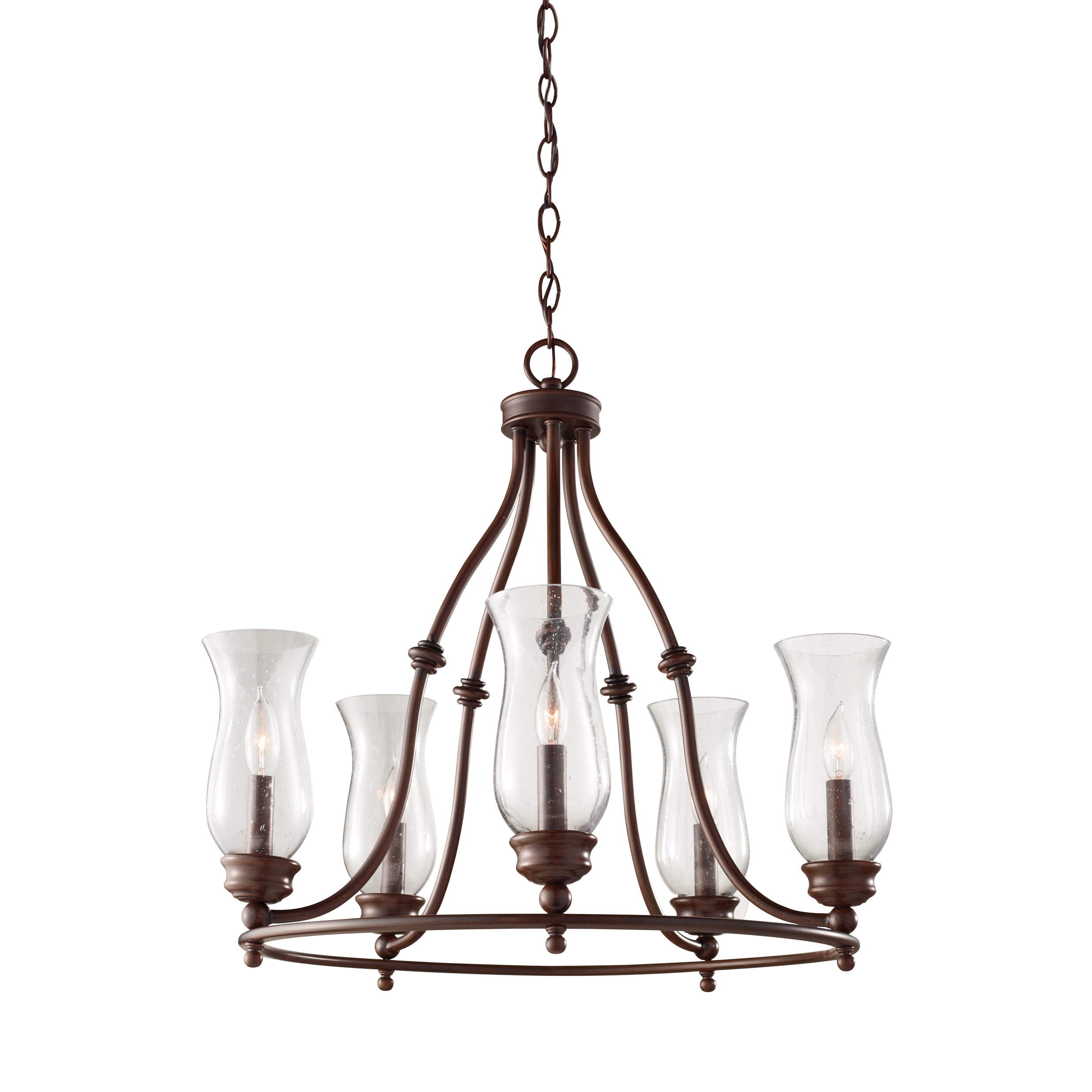 Feiss Pickering Lane 5 Light Heritage Bronze Chandelier Feiss Pickering Lane 5 Light Heritage
