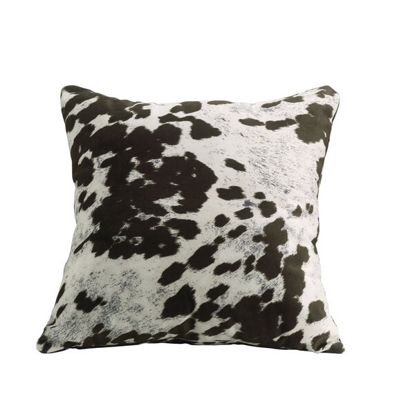 brown cow print pillows