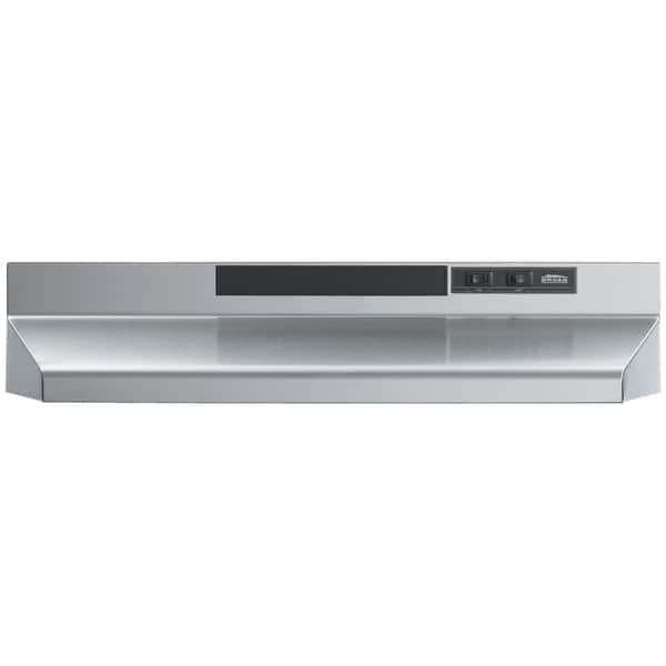 Hauslane C190 30 Under Cabinet Range Hood, Stainless Steel, 3 Way