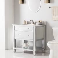 Harper Blvd Sutcliffe Marble Top Bath Vanity Sink