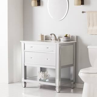Harper Blvd Sutcliffe Marble Top Bath Vanity Sink