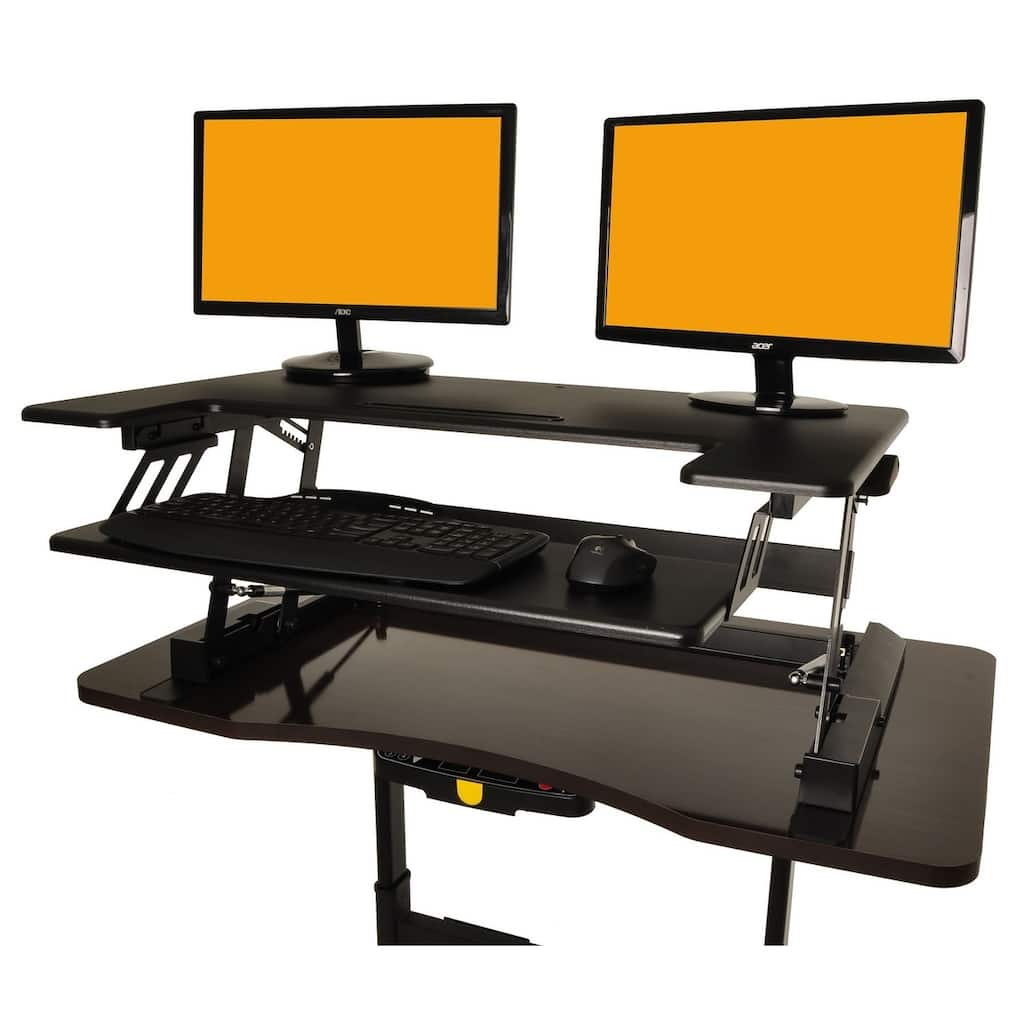 Conquer Ergonomic Adjustable-height Tabletop Standing Desk Workstation