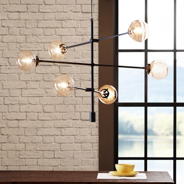 6 bulb sputnik chandelier