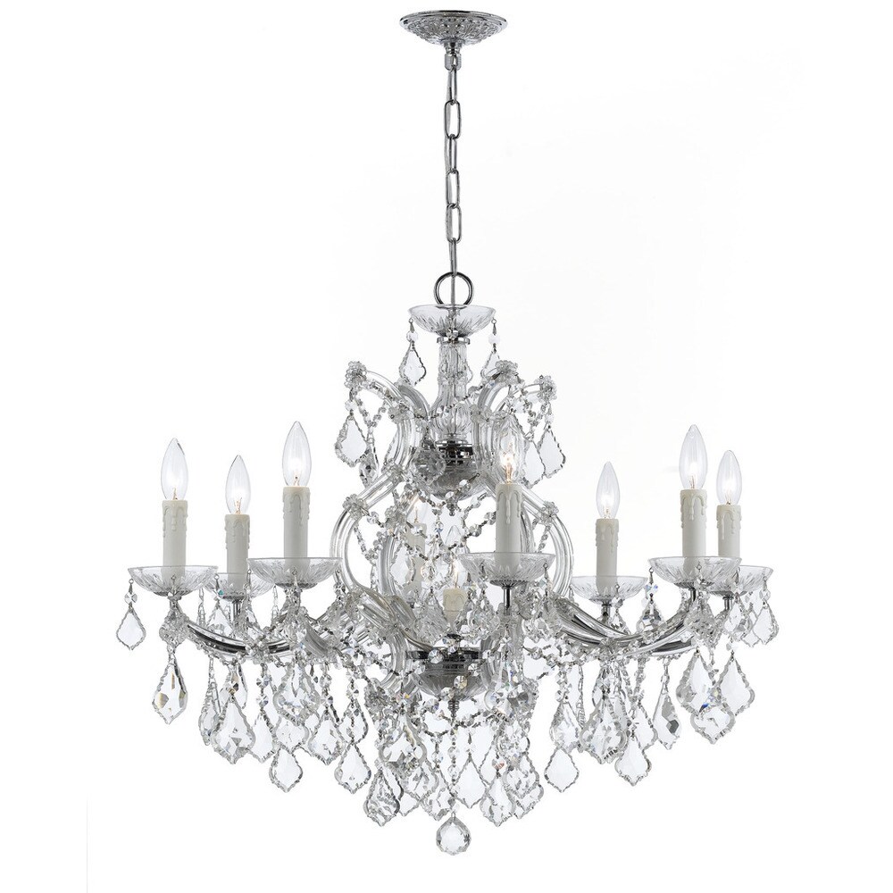 Maria Theresa 12 Light Clear Crystal Chrome Chandelier Maria Theresa 12 Light Clear Crystal Chrome Chandelier