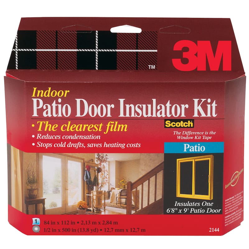 3M 2144W-6 Interior Patio Door Insulator Kit