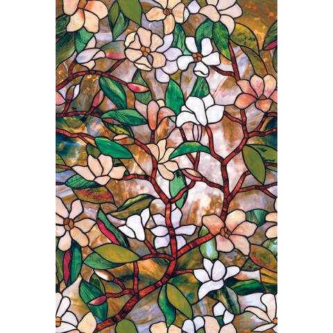 Artscape Magnolia Design 24-inch x 36-inch Window Film