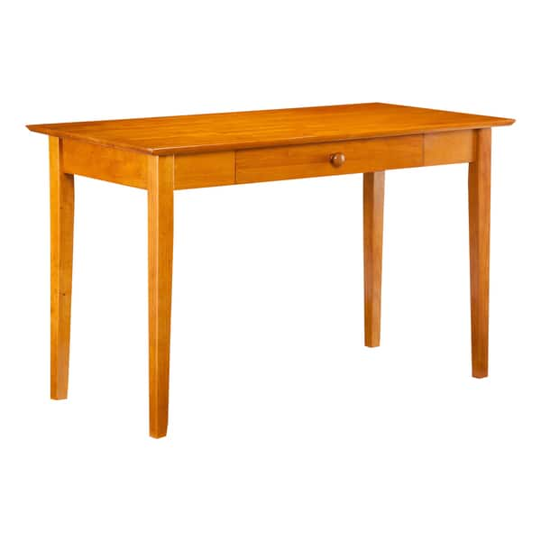 Shop Atlantic Furniture Shaker Caramel Latte Wood Desk With Drawer