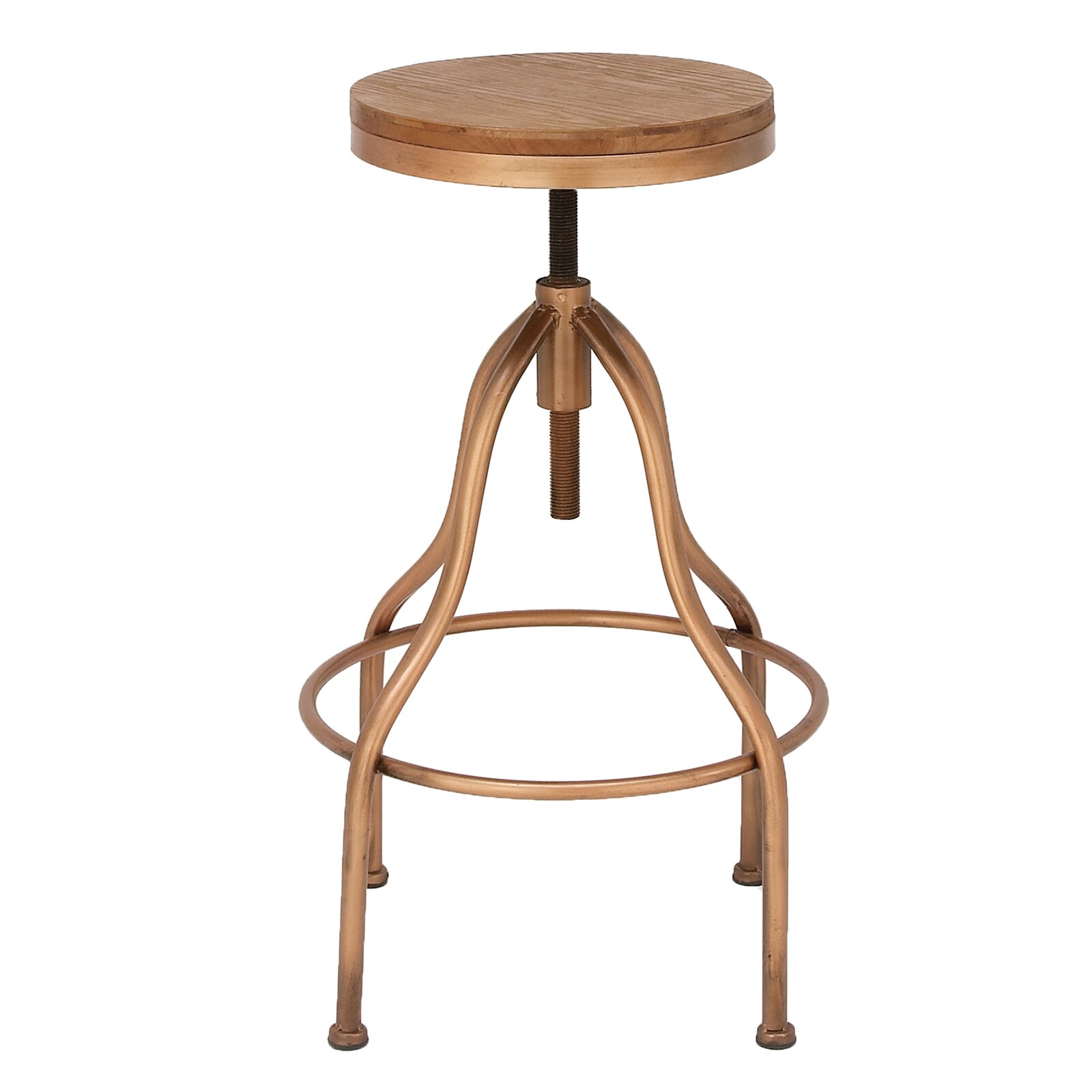 Metal And Wood Round Adjule Height Vintage Bar Stool Metal And Wood Round Adjule Height Vintage Bar Stool