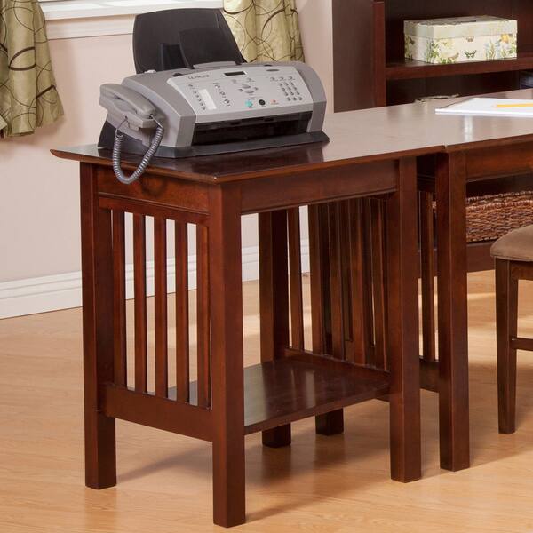 Atlantic Furniture Mission Walnut Wood Printer Stand Atlantic Furniture Mission Walnut Wood Printer Stand