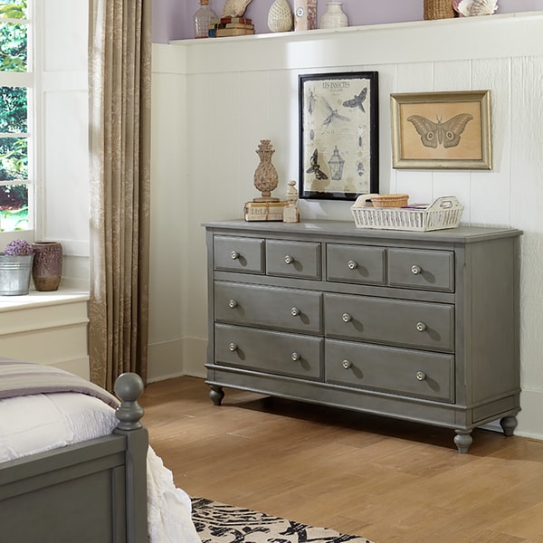 Shop Lake House Stone Grey 8drawer Dresser Free Shipping Today