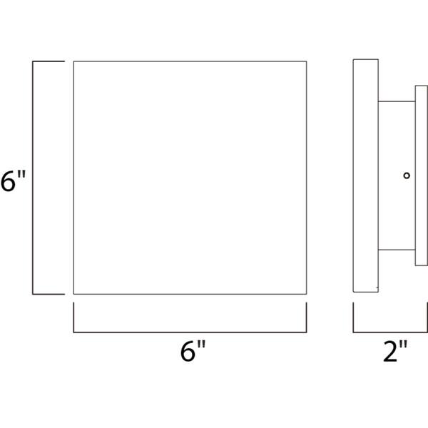 Alumilux White LED Outdoor Wall Mount
