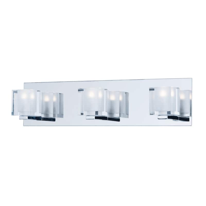 Maxim Lighting Blocs LED Bath Vanity Fixture - Silver