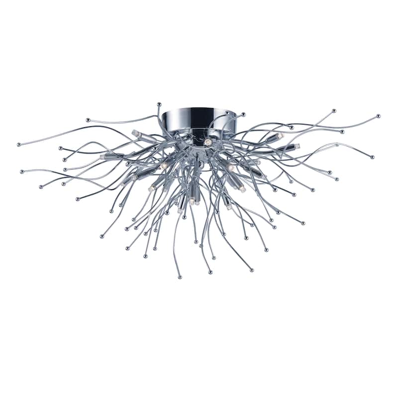Orion Silver Iron LED-flush Mount