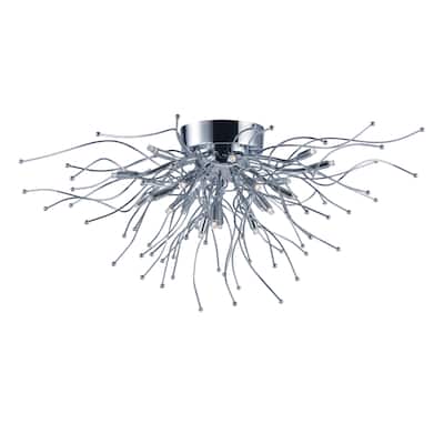 Orion Silver Iron LED-flush Mount