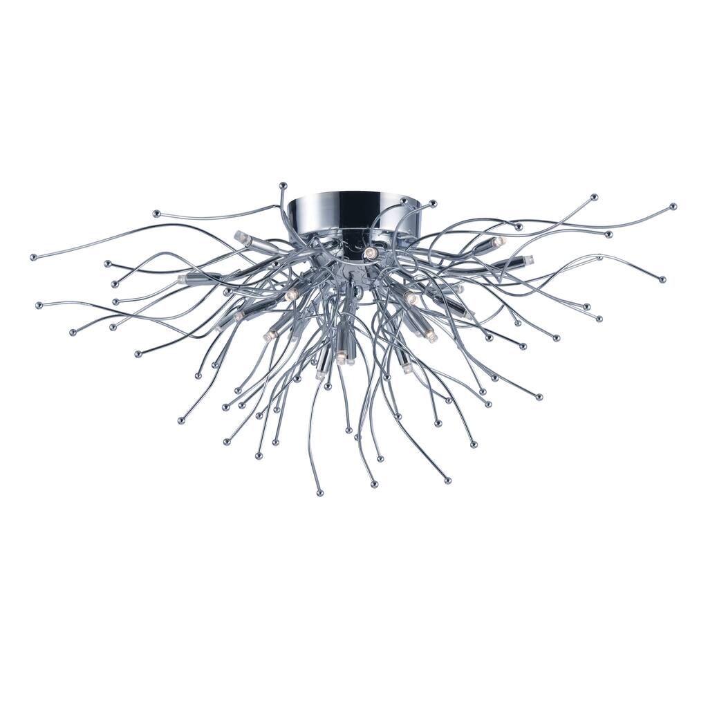 Orion Silver Iron LED-flush Mount