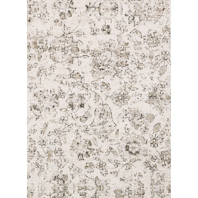 Alexander Home Verona Shabby Chic Botanical and Floral Rug