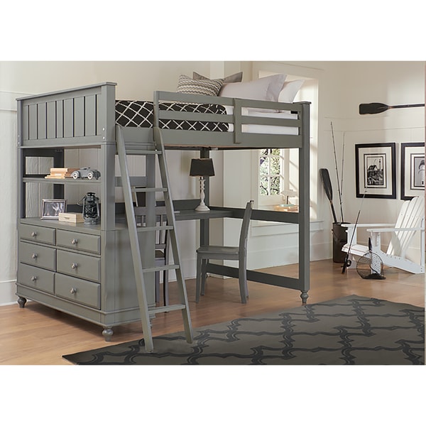 overstock loft bed with desk