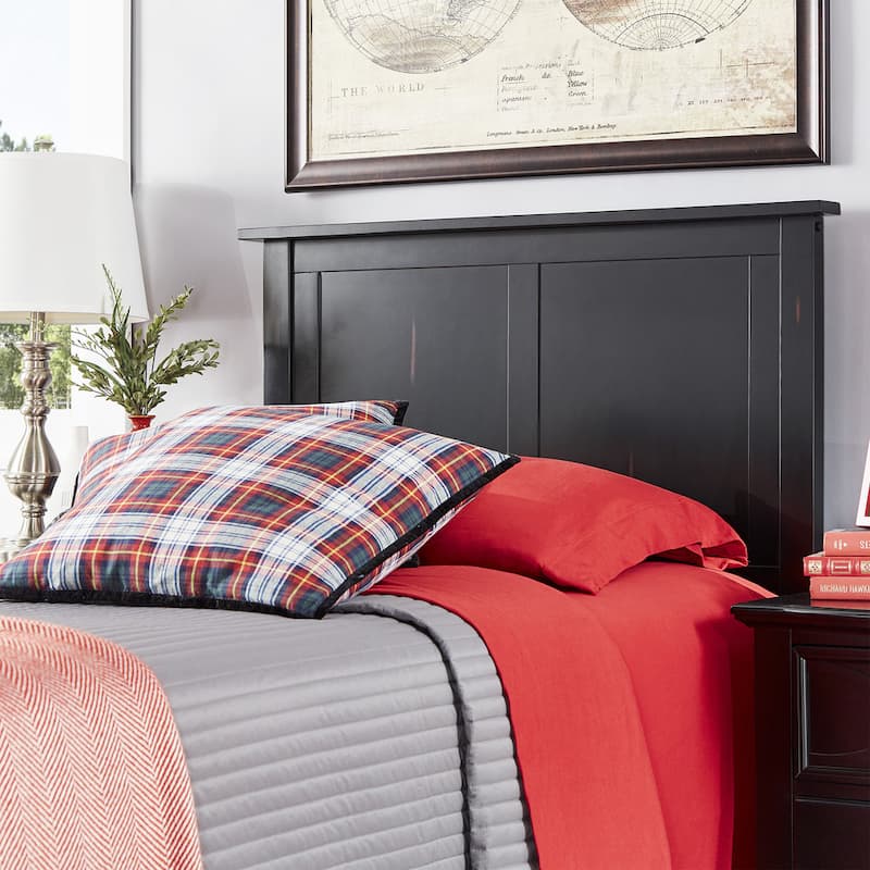 Mercer Mission Transitional Black Panel Headboard by iNSPIRE Q Classic