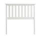 Hammersley Mission Slatted White Wood Headboard by iNSPIRE Q Classic