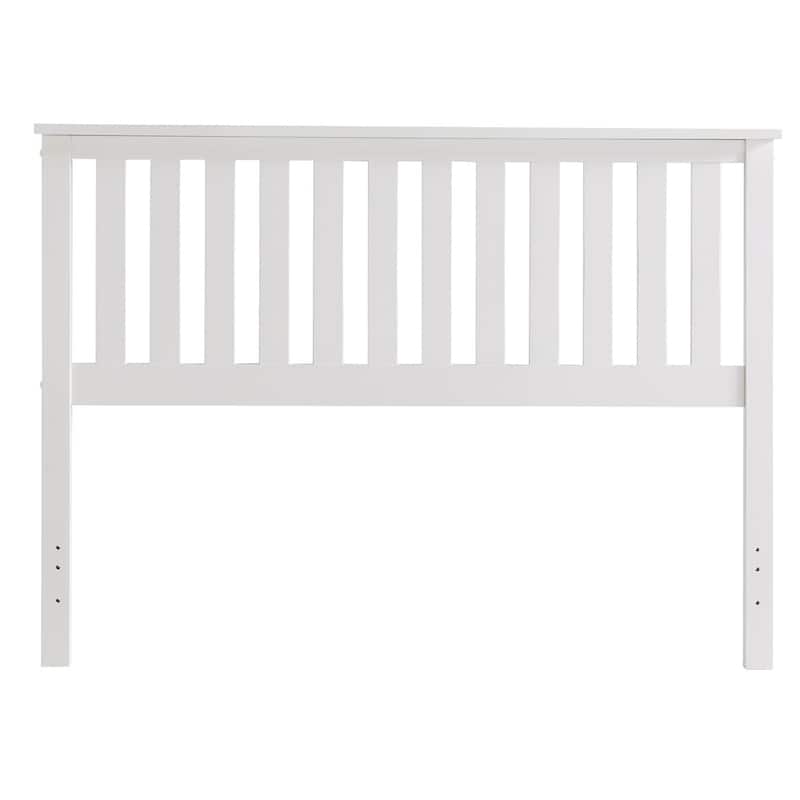 Hammersley Mission Slatted White Wood Headboard by iNSPIRE Q Classic