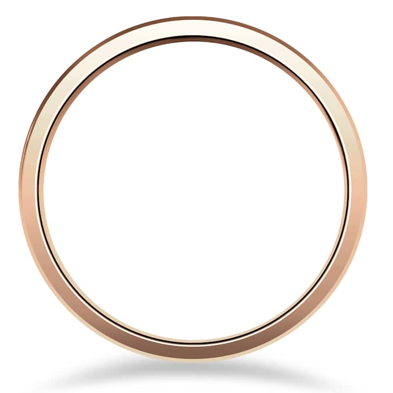 14k Rose Gold 1/4ct TDW Round Diamond Wedding Ring