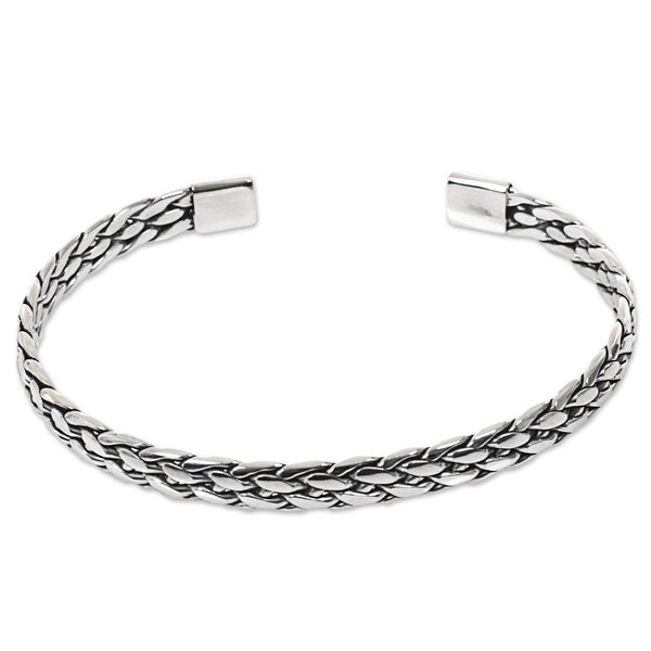 Handmade Sterling Silver Rope Bracelet Indonesia Handmade Sterling Silver X27 Rope Bracelet Indonesia