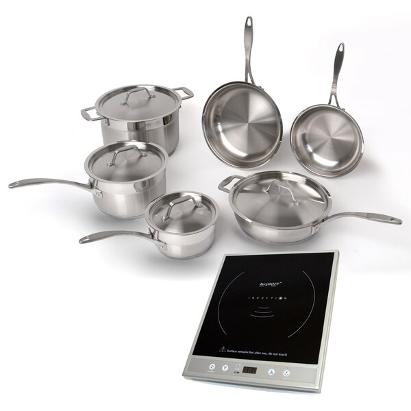 BergHoff EarthChef Professional Cookware Set With Silvertone