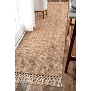 Jute Runner Rugs For Less The Gray Barn Antelope Springs Chunky Jute And Wool Tel Runner Rug 2 6