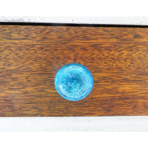 Shop Shabby Restore Cobalt Blue Bubbles Glass Decorative Dresser