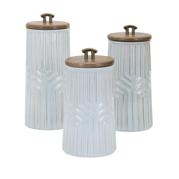 Tia Canisters (Set of 3). Opens flyout.