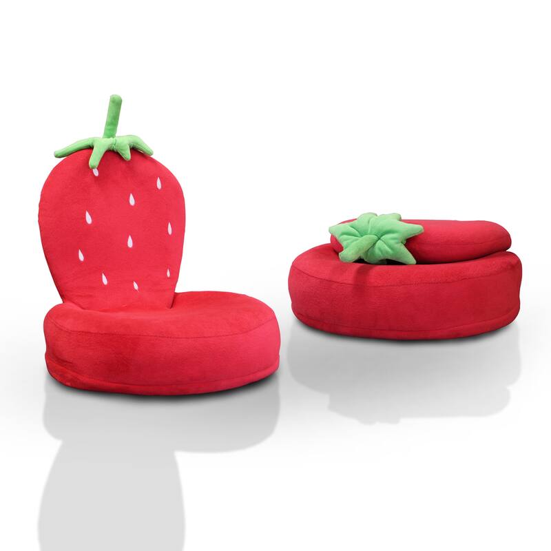 Will Transitional Microfiber Folding Kids Chair by Furniture of America