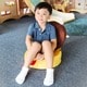 preview thumbnail 10 of 12, Will Transitional Microfiber Folding Kids Chair by Furniture of America