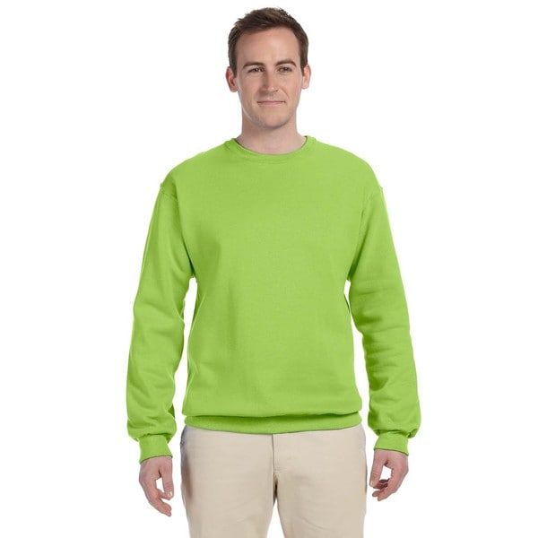 neon green crew neck