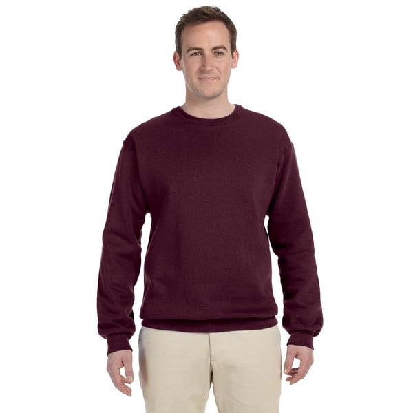 maroon crew neck sweater