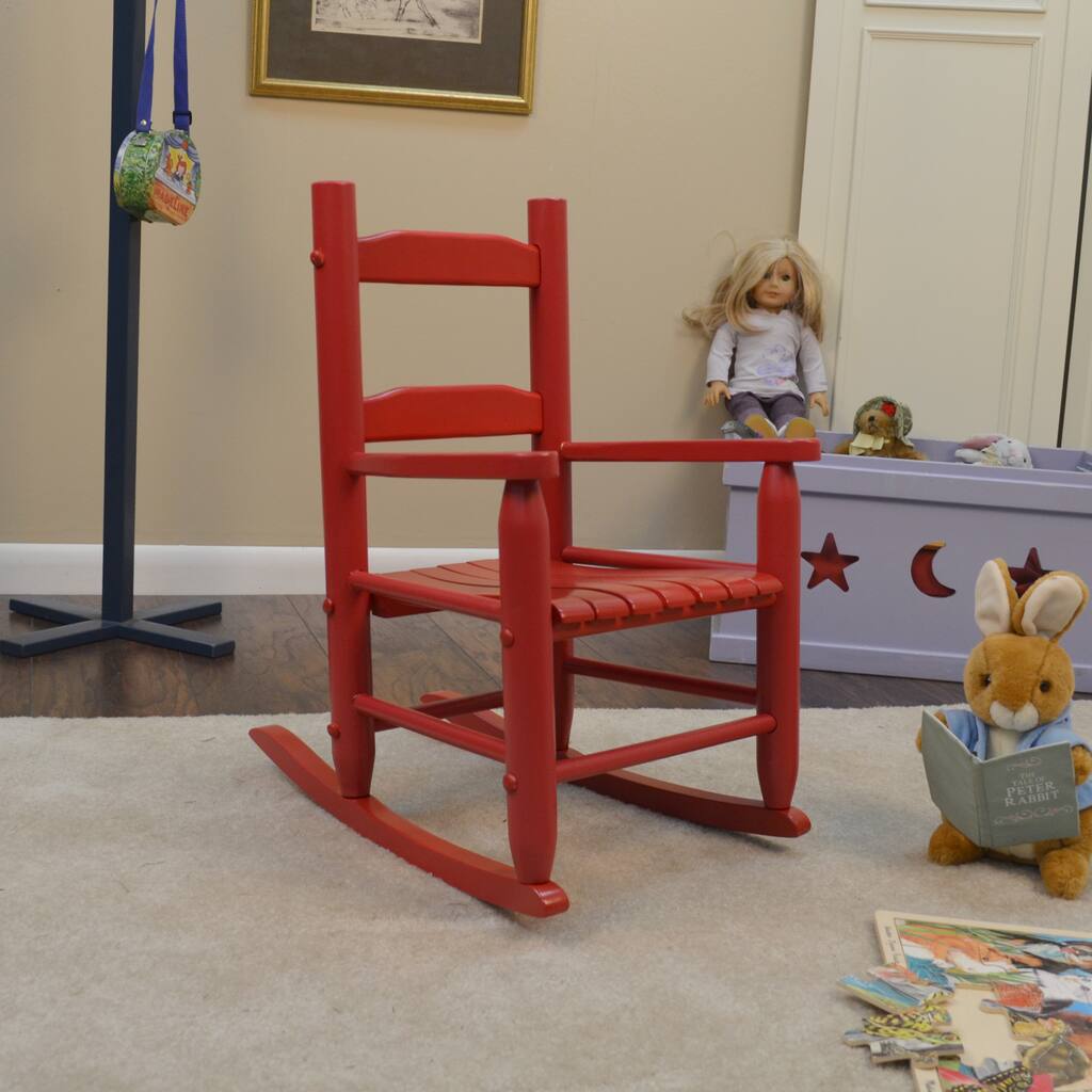 Big Kids Red Rocking Chair