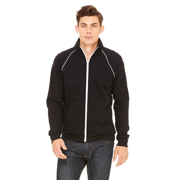 Piped Fleece Men's Black Jacket - Free Shipping On Orders Over $45 ...
