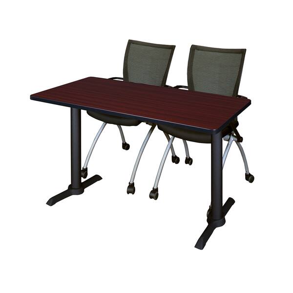 Cain Training Table with 2 Black Apprentice Chairs - Bed Bath & Beyond ...