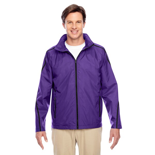 Conquest Men's Sport Purple Jacket with Fleece Lining - Free Shipping ...
