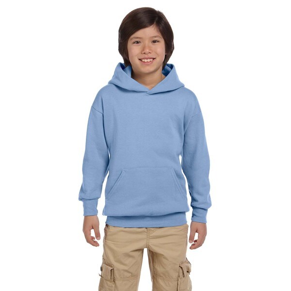 light blue pullover hoodie