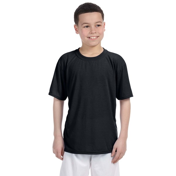 black polyester t shirt