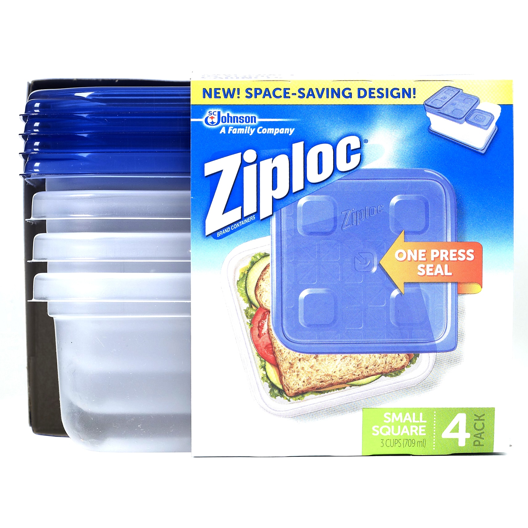 Ziploc Medium Square Containers - 3 count