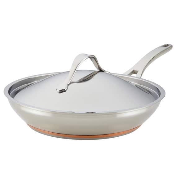 Anolon(r) Nouvelle Copper Stainless Steel 12-Inch Covered French