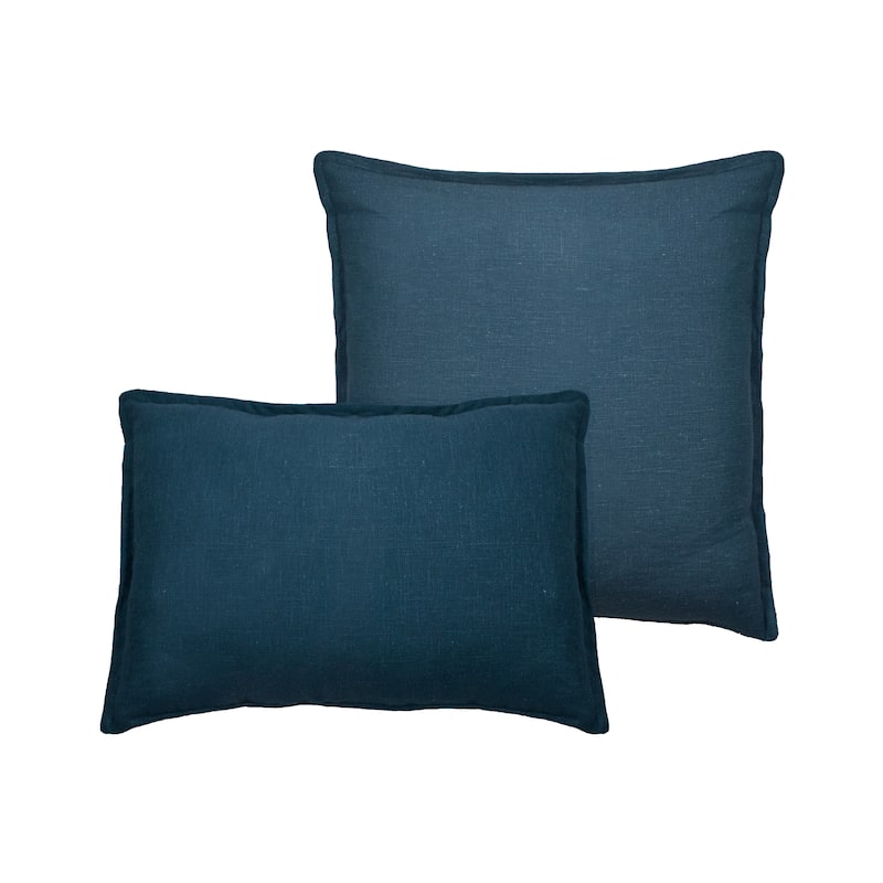 Sherry Kline Lombard Linen Reversible Combo Throw Pillow