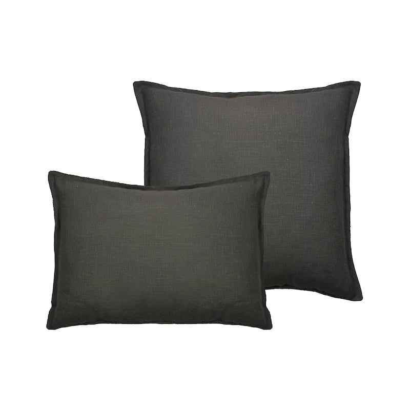Sherry Kline Lombard Linen Reversible Combo Throw Pillow