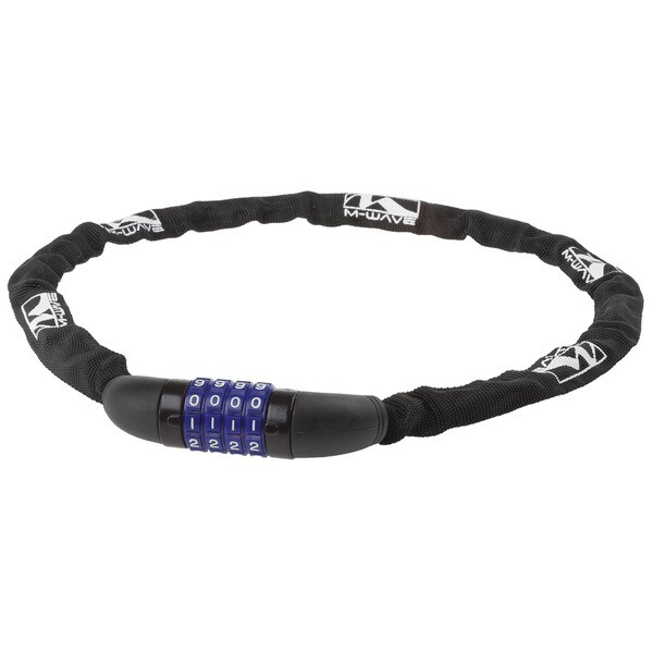 Ventura D35.9 Black Stainless Steel Combination Chain Lock