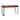 Timbergirl Solid Seesham Wood Console Table with Metal Legs - 60"L x 16"W x 31.5"H