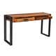 preview thumbnail 3 of 5, Timbergirl Solid Seesham Wood Console Table with Metal Legs - 60"L x 16"W x 31.5"H