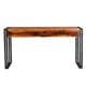 preview thumbnail 6 of 5, Timbergirl Solid Seesham Wood Console Table with Metal Legs - 60"L x 16"W x 31.5"H